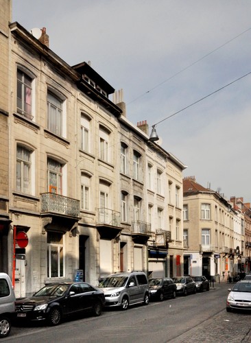 Rue Josaphat 193 à 213 (photo 2013).