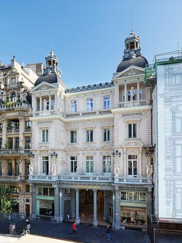 Passage du Nord, façade côté place de Brouckère, © Yvan Guerdon, 2025