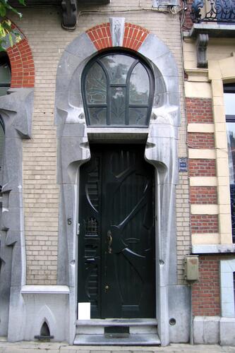 Gutenbergsquare 5, deur (foto 2006).