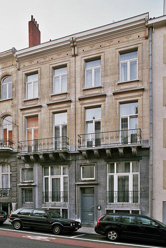 Rue Stevin 113 et 111 (photo 2009).