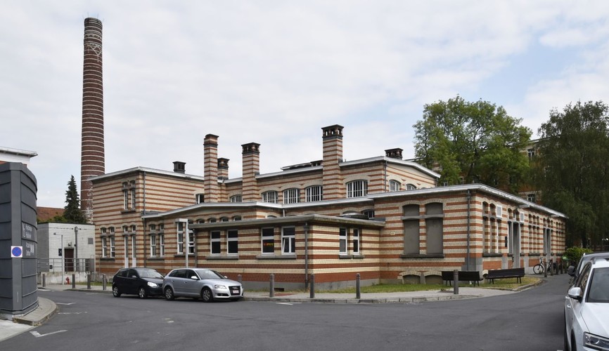 Place Arthur Van Gehuchten 4, hôpital Brugmann, cuisine centrale, façades latérale gauche et avant, (© ARCHistory / APEB, 2018)