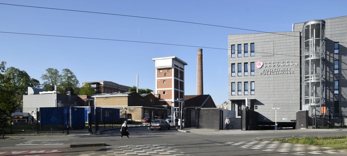 Place Arthur Van Gehuchten 4, hôpital Brugmann, bâtiments des services techniques, (© ARCHistory / APEB, 2018)