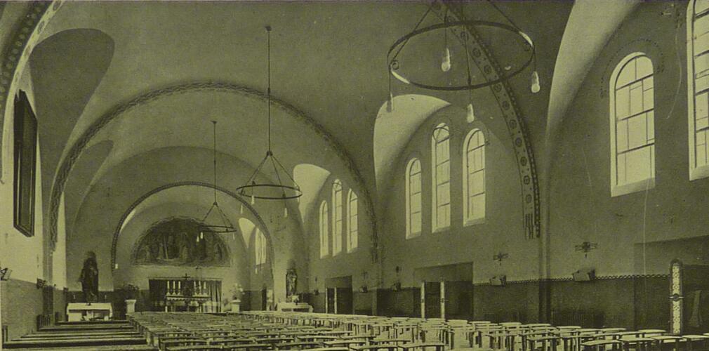 Chaussée de Haecht 164-166, Centre scolaire Sainte-Marie La Sagesse, vue intérieure ([i]L'Émulation[/i], 8, 1927, p. 89).
