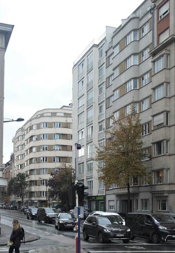 Résidence Marie-José vue depuis l'avenue d'Auderghem, 2022
