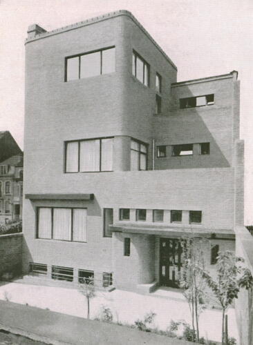 Alphonse Renardstraat 60, façade arrière ([i]La Cité[/i], 2, 1933, p. 119).