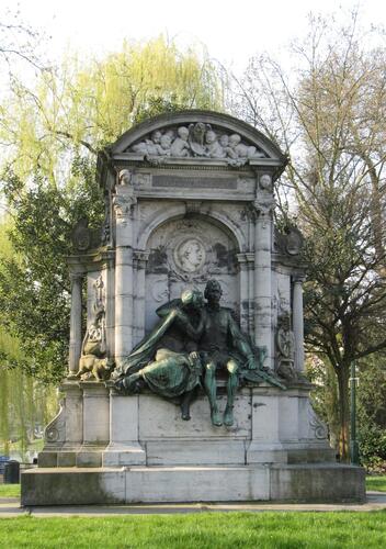 Eugène Flageyplein, monument voor Charles De Coster, 2010