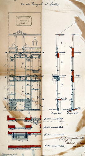 Hervormingsstraat 7, opstand typewoning I, GAE/DS 261-7 (1901).