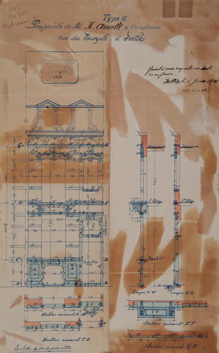 Hervormingsstraat 11, opstand typewoning II, GAE/DS 261-11 (1901).