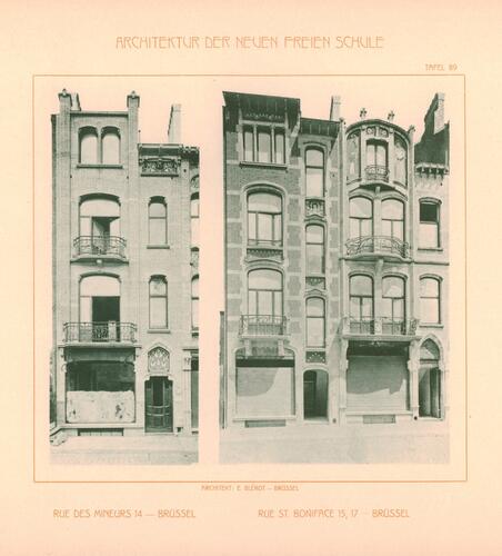 Rue Saint-Boniface 19 et 17 (à droite) (REHME, W., 1901, pl. 89).