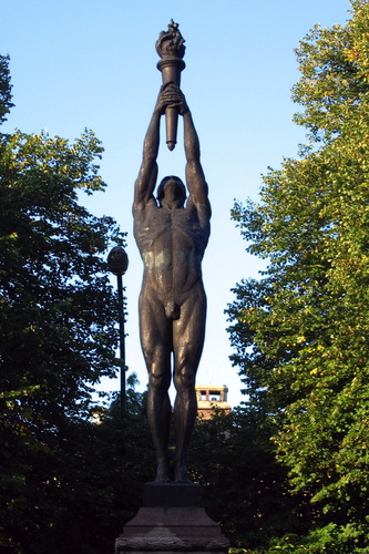 Monument Francisco Ferrer (1911), sculpteur Auguste PUTTEMANS, 2006