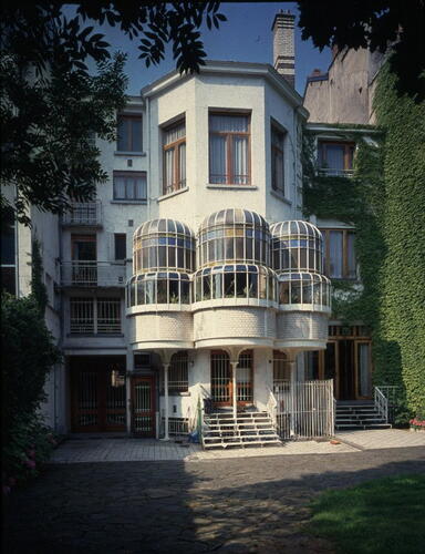 Avenue Louise 346, hôtel Max Hallet, façade arrière (photo Bastin & Evrard   MRBC).