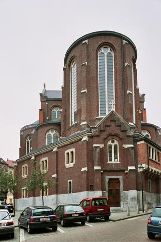 Sint-Gilliskerk, koorsluiting (foto 2004).
