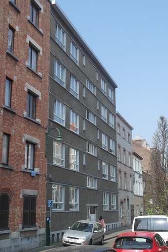 Zeepziederijstraat 21 en Delaunoystraat 79-81, volume langs de zeepziederijstraat, 2015
