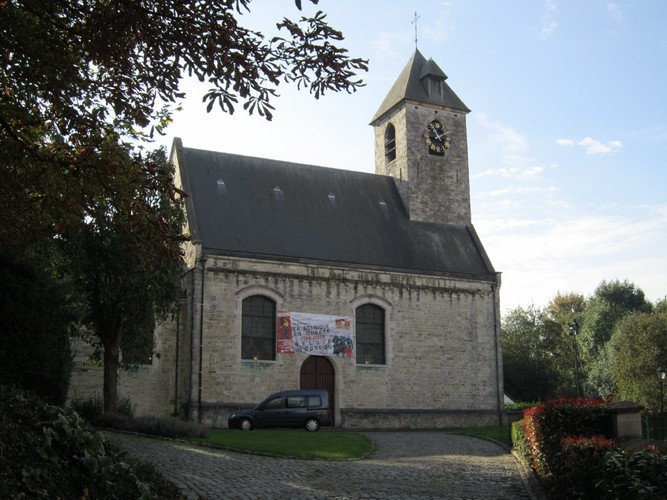 Rue de l'Allée Verte, ancienne église Sainte-Agathe, 2014