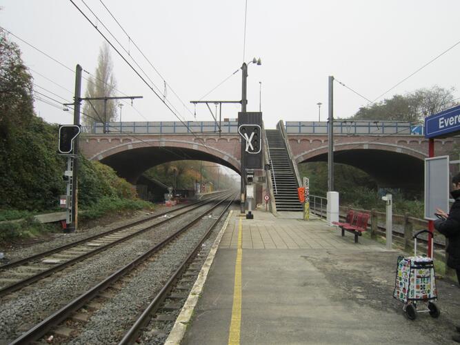 Pont enjambant le chemin de fer , 2014