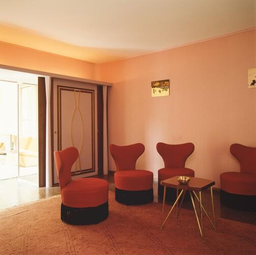 Le Parador, roze salon, foto Bastin & Evrard © GOB, s.d.
