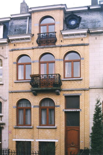 Rue Louis Titeca 49 (photo 2002).