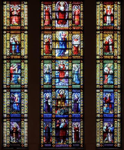 Église Saint-Augustin, vitraux de Paul Steyaert, 1935 (photo 2015).