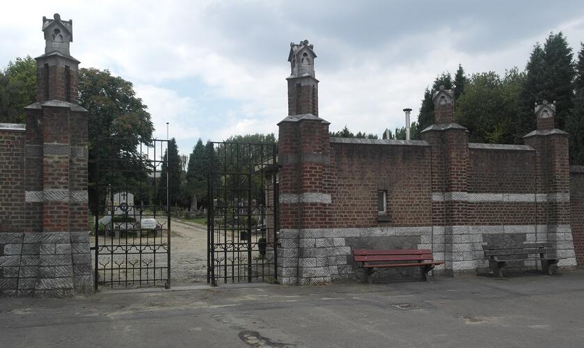 Entrée de l'ancien cimetière de Woluwe-Saint-Lambert, 2015