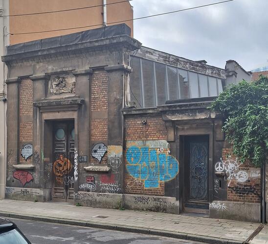 Rue Braemt 97-99, anc. atelier du peintre Herman Courtens, 2025