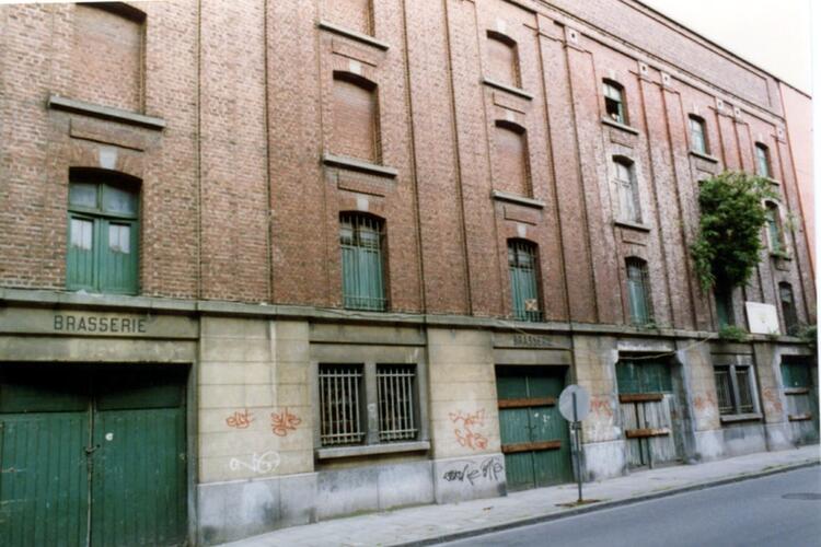 Rue Braemt 60 à 80, façades postérieures de l'anc. Brasserie Aerts (photo 1993-1995)
