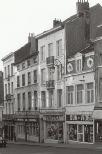 Chaussée de Louvain, de gauche à droite les nos 12, 10, 8 et 6 (photo 1993-1995)