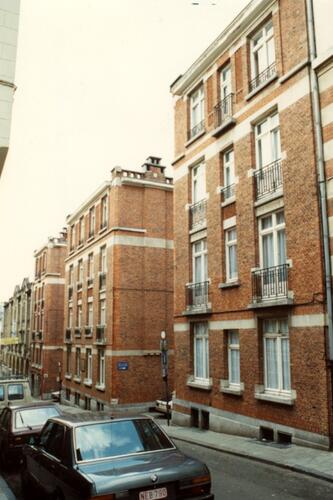 Sint-Franciscusstraat 45-55, sociaal woonblokken (foto 1993-1995)