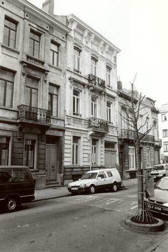 Rue Verboeckhaven, au milieu le no 63 (photo 1993-1995)