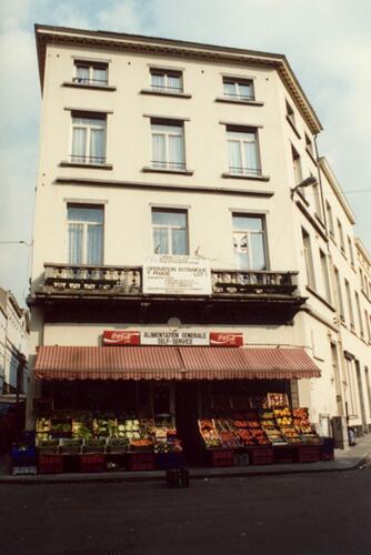 Groenstraat 22, Sint-Franciscusstraat 2 en Kruidtuinstraat 1 (foto 1993-1995)