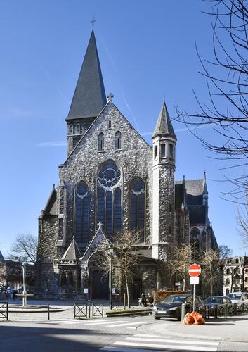 Rue Eloy 75, église Saint-François-Xavier, (© ARCHistory, 2019)