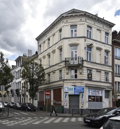 Rue Plantin 7 à 1 et chaussée de Mons 36, (© ARCHistory, 2019)