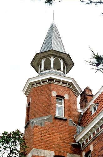 Polygonaal torentje, Edmond Parmentierlaan 120, Sint-Pieters-Woluwe, 1909, arch. Henri Caron, 2003