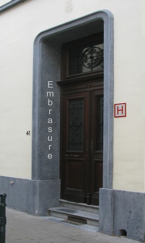 Embrasure, rue de la Buanderie 41, Bruxelles, 1868, 2005