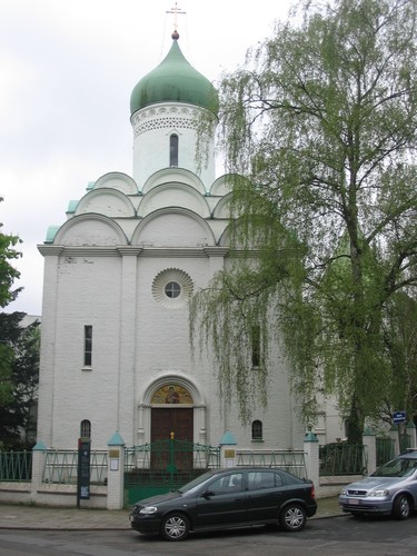 Néo-byzantin, église Saint-Job, av. De Fré 19, Uccle, 1936-1938, architecte Nicolaas Iselenov, 1993