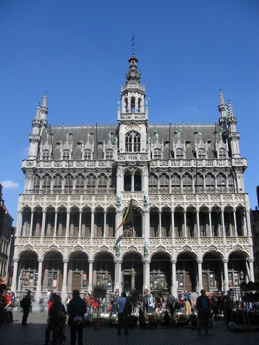 Historicisme (neogotiek), voormalig Broodhuis, Grote Markt, Brussel, 1873-1895, arch. Pierre V. Jamaer, 2005