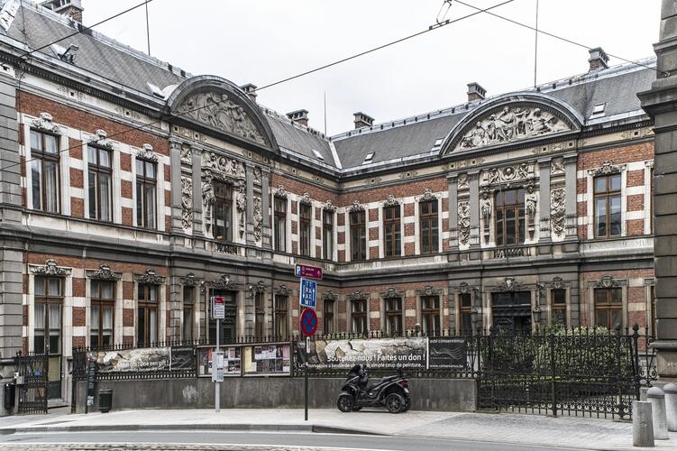 Koninklijk Muziekconservatorium, Regentschapsstraat 30 te Brussel, 1872-1876, architect Jean-Pierre Cluysenaar, A. de Ville de Goyet © urban.brussels, 2019