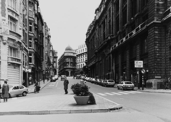 Koloniënstraat, straatbeeld, 1980