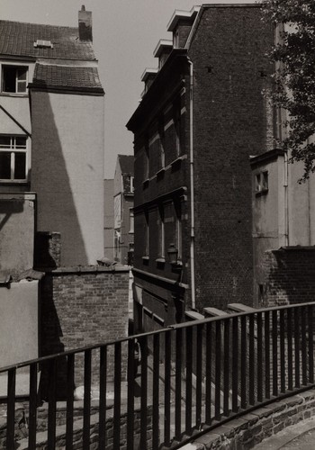 rue de l'Éventail, vue vers la rue Haute, 1980