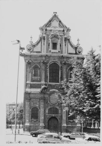 Petite rue des Brigittines. Église des Brigittines, façade nord, [s.d.]