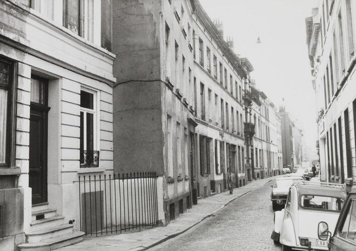 Rue Terre-Neuve, numéros pairs, vue depuis la rue Philippe de Champagne, 1980