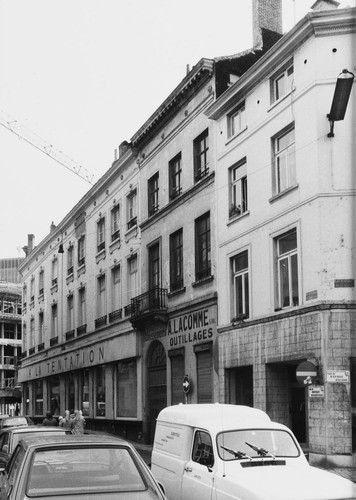 rue du Béguinage 2, aspect rue vers la rue de Laeken, 1978