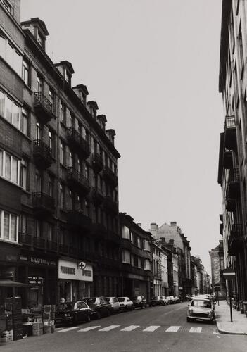 Fabrieksstraat, pare nummers, straatbeeld, 1979