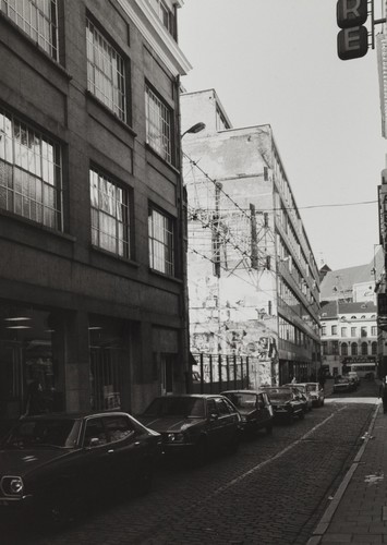 rue des Hirondelles, vue vers la rue de Laeken, 1978