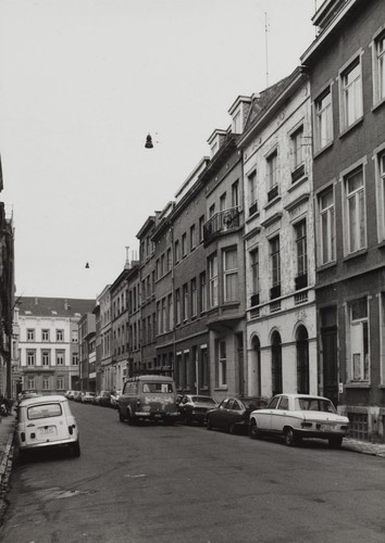 Marcqstraat, onpare nummers, zicht naar Vaartstraat, 1978