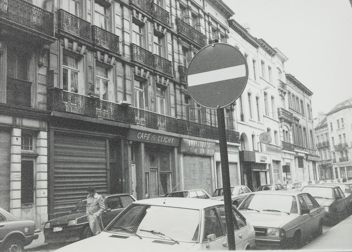 Pletinckxstraat, pare nummers, zicht vanuit Sint-Goriksplein, 1984