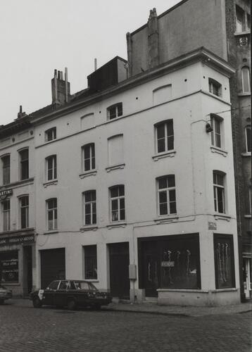 Rue du Vautour 1-5, angle rue d'Anderlecht, 1979