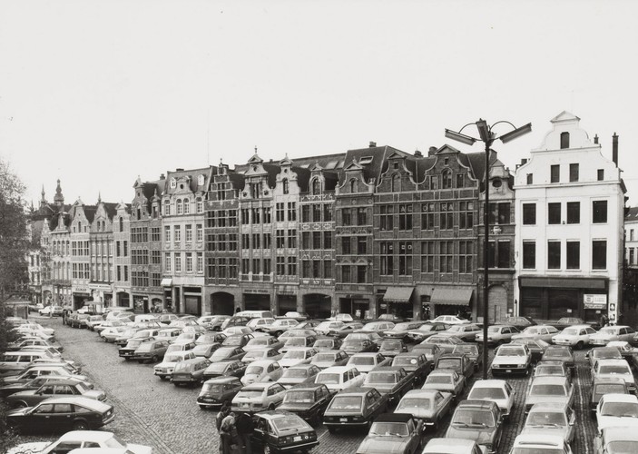 Bergstraat, pare nummers, algemene zicht, 1980