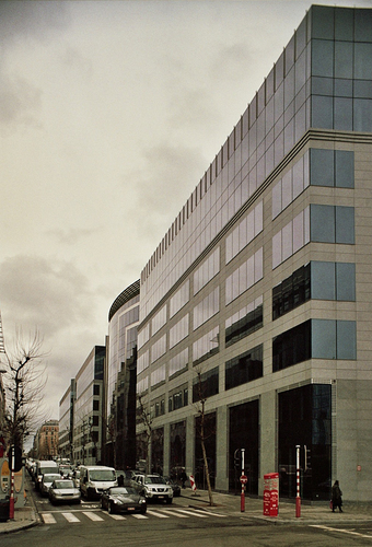 L’avenue de Cortenberg, côté impair, depuis le rond-point Schuman, 2010