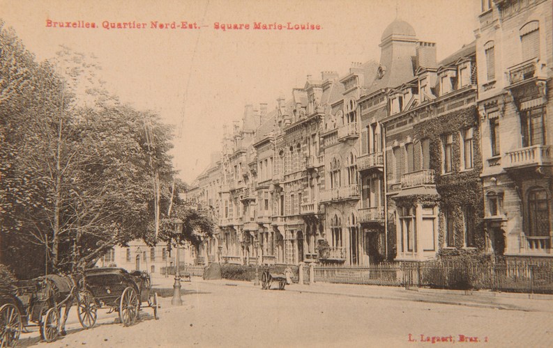 Square Marie-Louise, tronçon compris entre la rue du Cardinal et l’avenue Palmerston, AVB/CP Voies publiques III. 