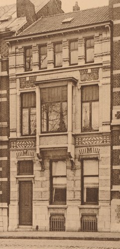 Renaissancelaan 20, huis in 1900 ontworpen door architect J. Caluwaers, thans gesloopt ([i]L'Émulation[/i], 1904, pl. 37).